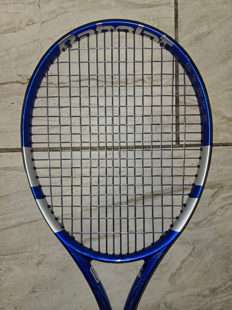 Babolat Pure Drive Limited 30 Year Anniversary Grip Size #2 4 1/4 w/ Solinco Tour Bite Tennis String CAN RESTRING