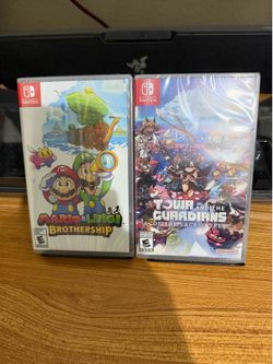 NEW SEALED Mario & Luigi Brothership + Towa and The Guardians for Nintendo Switch