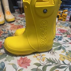 Croc Rain Boots Junior 3 