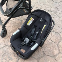 Car Seat + Tayla Max Stroller (maxi-cosi)