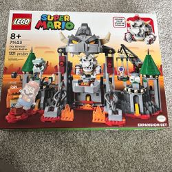 Super Mario dry Bowser castle battle set originally $140