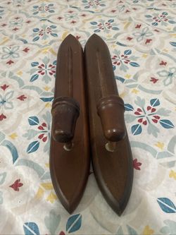 VTG Set Of 2 Wood Wall Sconces 15" Taper Candle Stick Holders Cornwall Products