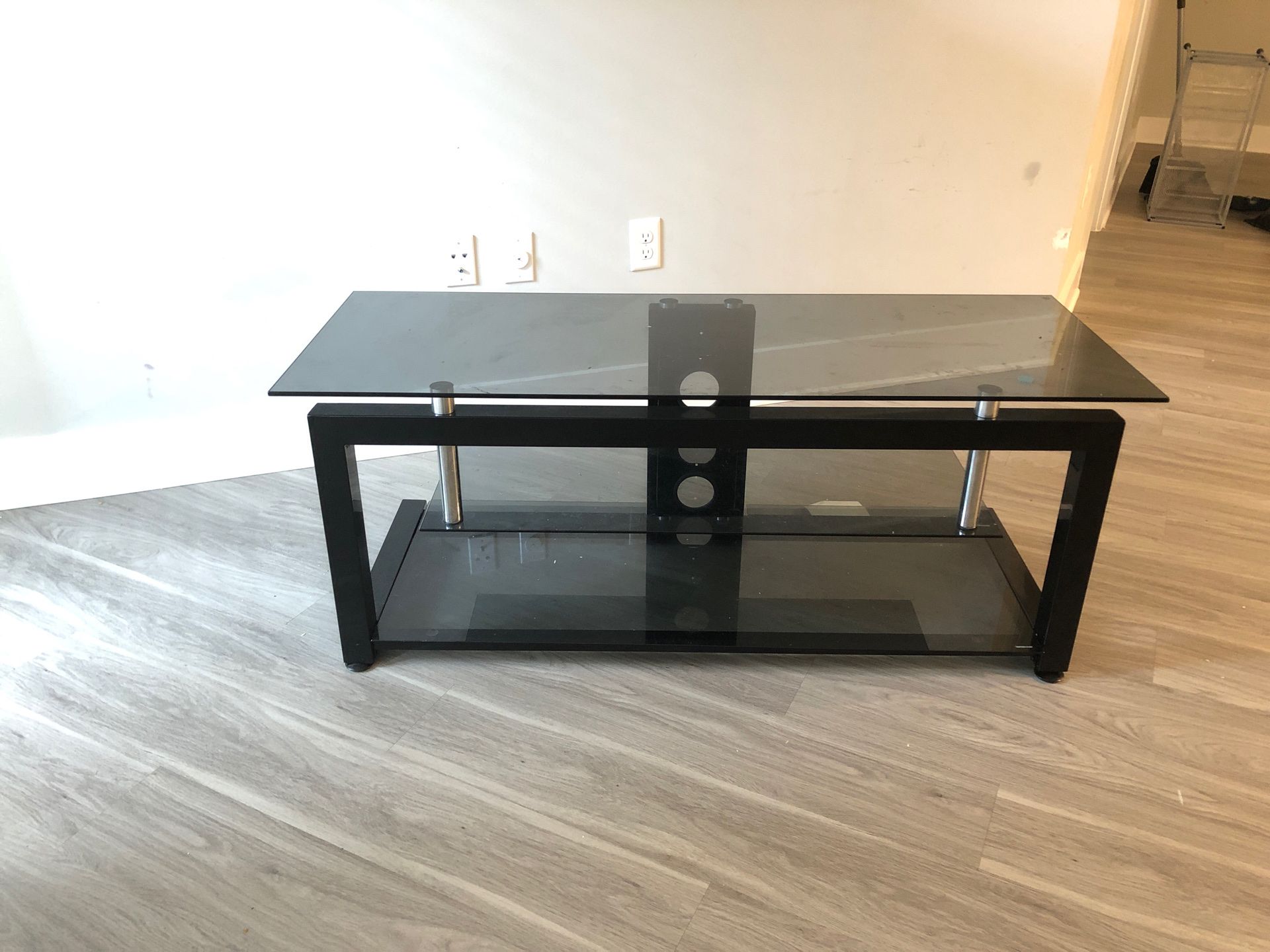 Glass TV Stand Available for Pick up