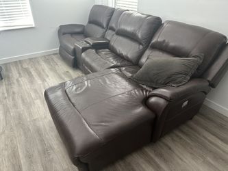 Leather Couch 
