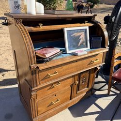 Roll Top Antique Desk