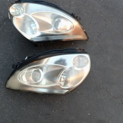 2003-2006 Infiniti G35 Coupe (2 Doors) Headlights Xenon With Light Bulbs And Accessories Oem. 