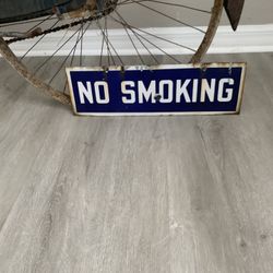 1940s Porcelain Gas Station Sign