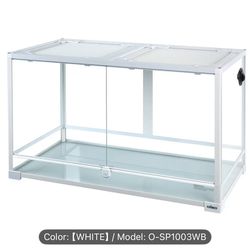 New OiiBO 58 Gallon Tortoises Terrarium small Animal cage rabbit dog hamster Ferret Rat Cat Hamster Cage, Large Glass Enclosure for Hamster Gerbils Mi