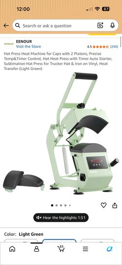 Light green Hat Press