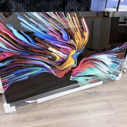 Faces Tempered Glass Wall Art 60” X 36”