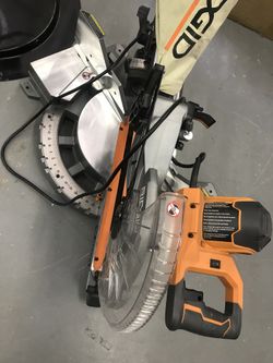 Big Sale Sunday only Ridgid 12” sliding Miter Saw