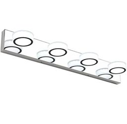 White Black Vanity Light
