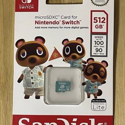 Nintendo Switch Memory Card 512GB NEW