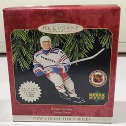 Upper Deck Wayne Gretzky Hallmark Christmas Ornament