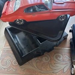 Model Cars - 1969 Pontiac GTO Judge & 1968 Roadrunner & Case & Stand