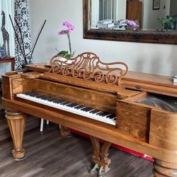 1800s Chickering Grand Square Piano 