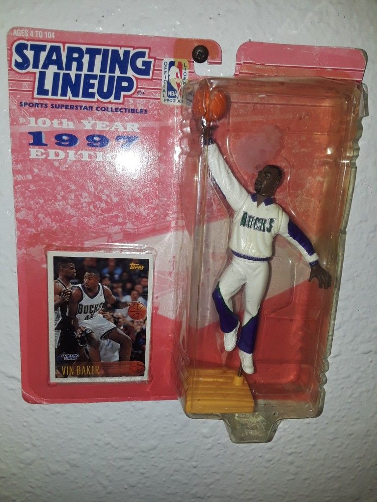 NBA Milwaukee Bucks Vin Baker Action Figure