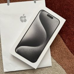 iPhone 15 Pro Unlocked 256GB White Titanium Brand New