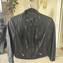 bebe Leather Jacket Size Small