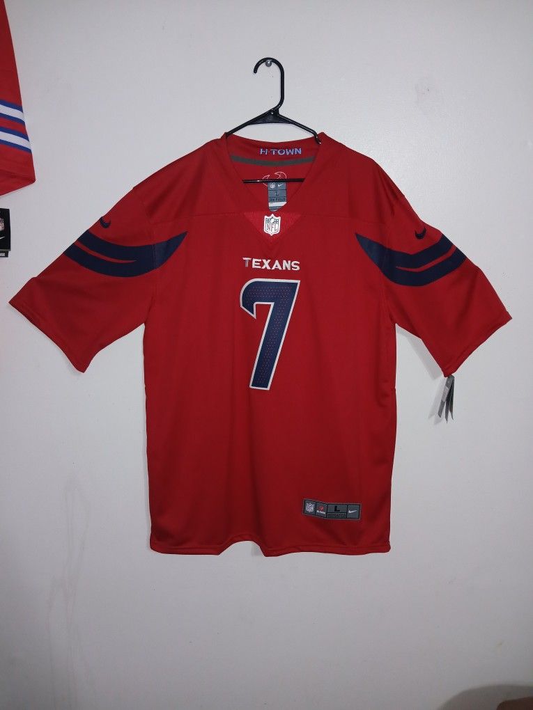 NFL Nike Official License Houston Texans Shroud Jersey Size Large