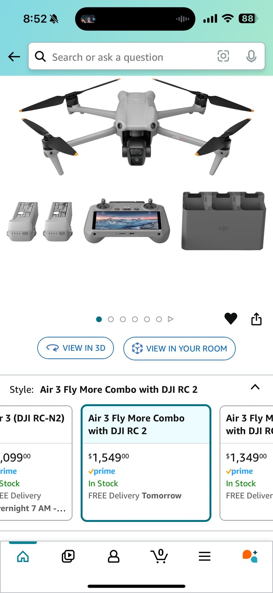 Dji Air 3 Fly More Combo