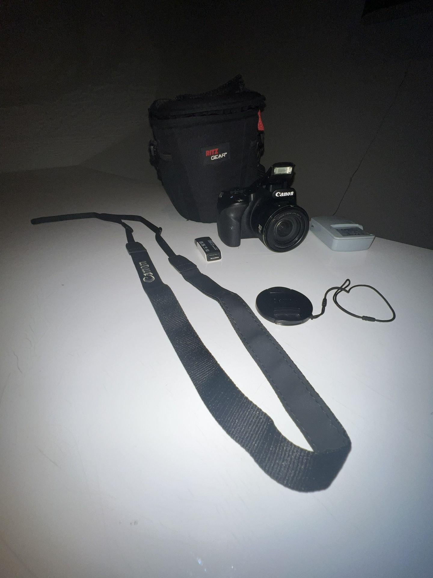 Canon PowerShot SX540 HS Digital Camera W/ Accessories