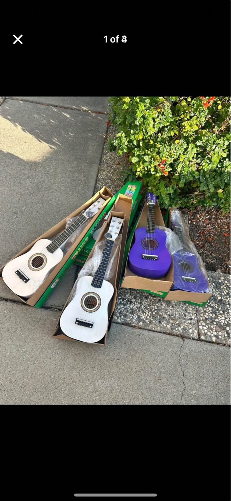 Gorgeous ❤️ acoustic guitar for kids 🧒 22 inch $25 each