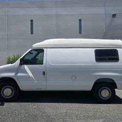 1998 ford E-350 super duty cargo van 5.4 v8 60k original milles  was used  for surveillance just smog cold ac clean title one owner reg current locate