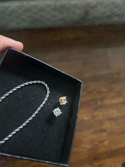 Gold earrings