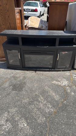 Fire place entertainment center