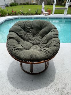 Papasan Chair with Cushion