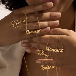 Custom name necklace