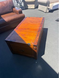 Crate & Barrel: Hunter Trunk Coffee Table