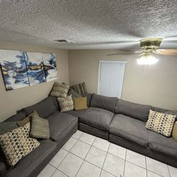 CINDY CRAWFORD PALM SPRINGS OVERSIZED SECTIONAL 