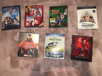 Blue rays/dvds