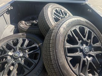 Toyota OEM Wheels with Yokohama Tires Set of 4