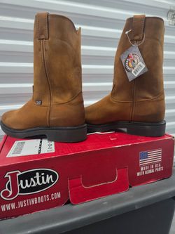 Justin Original Work Boots Western Pull-On