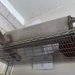 Muffler With Elec Valve 3” inlet Dual 2”outlets