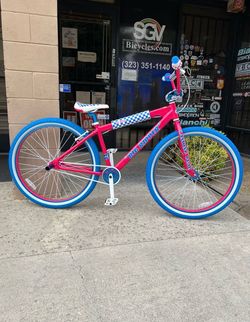 SE Bikes Big Ripper 29 Big Wheel BMX Bike Hot Pink White