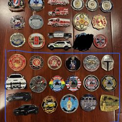 Fire dept police sheriff challenge coins starting at $25 more buy better deal