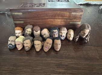 Wwe Action Figures Lot of Heads