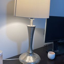 Silver Desk Lamp