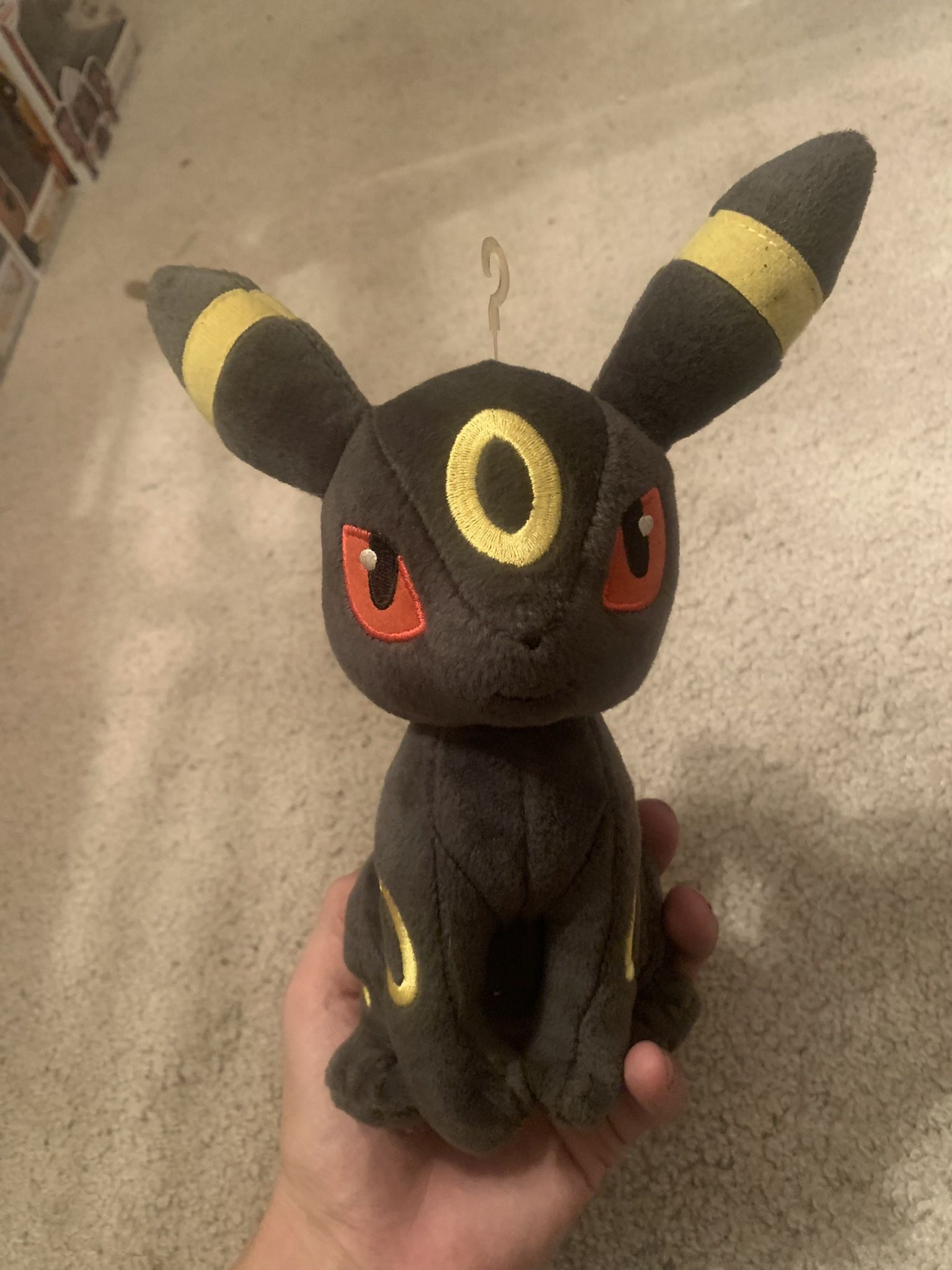 Takara Tomy Umbreon Pokémon 8” Plush Pre Owned 