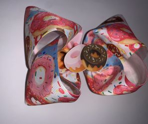 Donut hair bow
