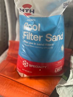 Pool filter, sand
