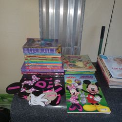 Disney Lot Books Etc.. 32 Items Lot