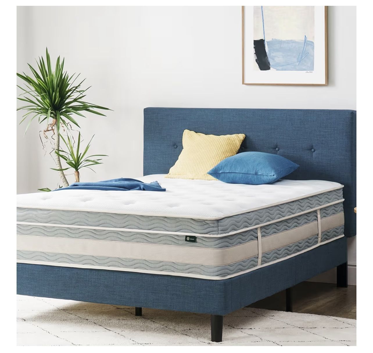 14 Inch Cooling Comfort Hybrid Mattress King Medium Plush