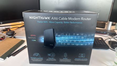 Nighthawk AX6 cable modem + router-AX2700
