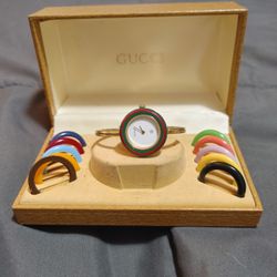 Vintage Gucci Gold Plated Quartz Watch