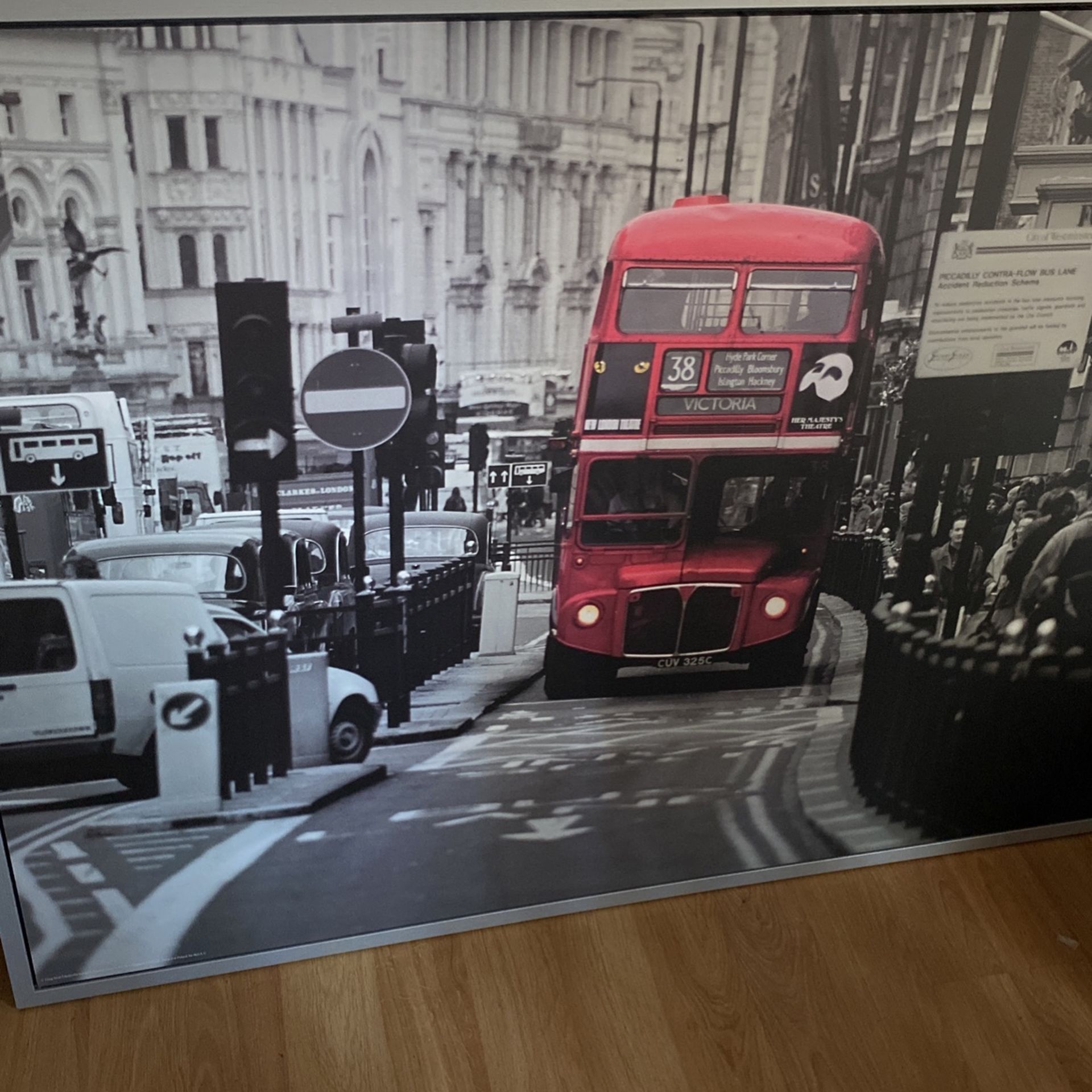 Downtown London Huge Framed Art